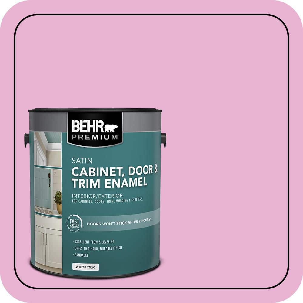 BEHR PREMIUM 1 gal. #P120-2 Gumball Satin Enamel Interior/Exterior Cabinet, Door & Trim Paint
