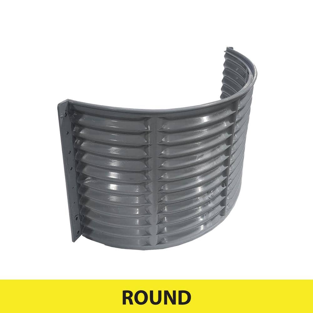 SHAPE PRODUCTS 37 in. x 24 in. Round Plastic Window Well (1)
