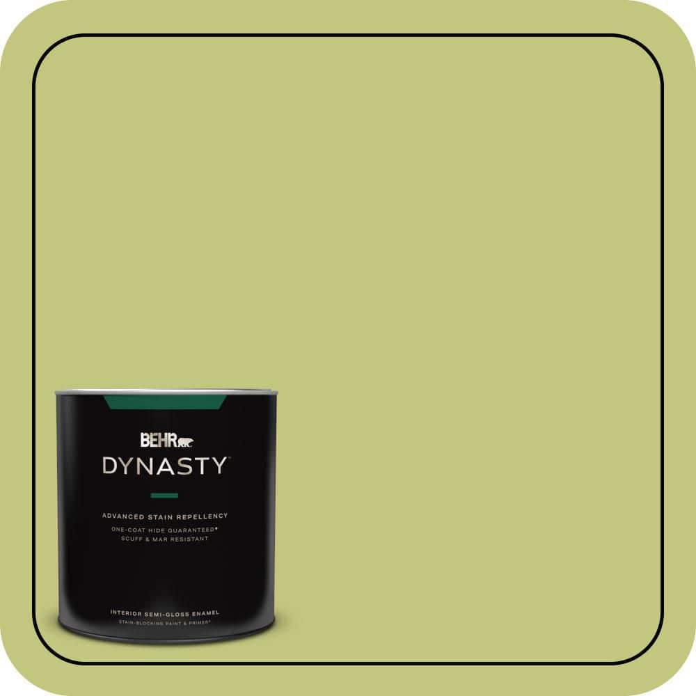 BEHR DYNASTY 1 qt. #P360-4 Soda Pop Semi-Gloss Enamel Interior Stain-Blocking Paint and Primer