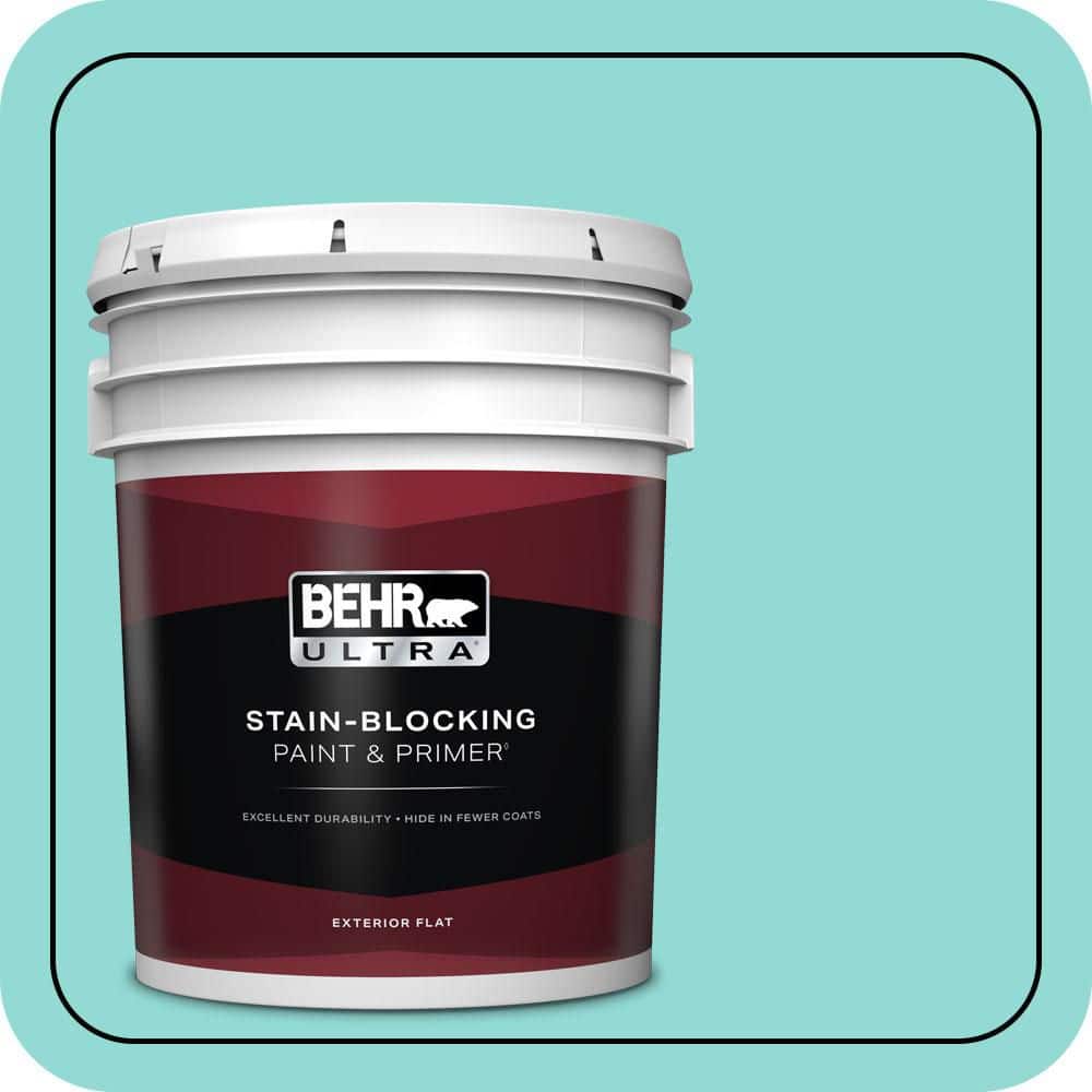 BEHR ULTRA 5 gal. #490A-3 Sweet Rhapsody Flat Exterior Paint & Primer