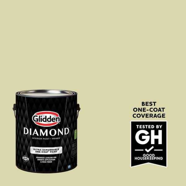 Glidden Diamond 1 gal. #PPG1114-4 Misty Moor Flat Interior Paint with Primer (2)