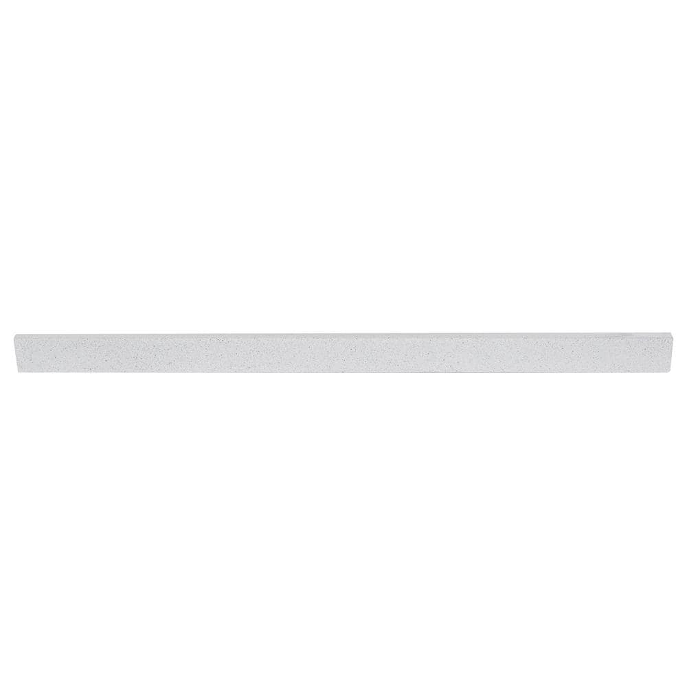 Glacier Bay 37 in. Cultured Marble Vanity Backsplash in Colorpoint White (1)