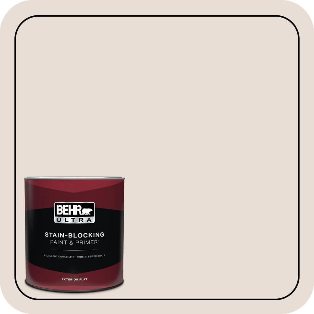 BEHR ULTRA 1 qt. #MQ3-08 Ballerina Beauty Flat Exterior Paint & Primer