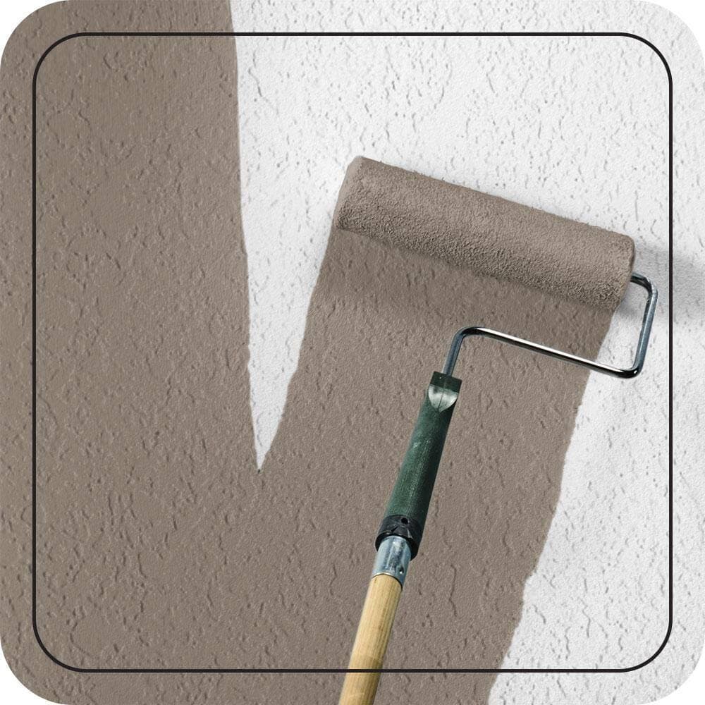BEHR PREMIUM 1 gal. #N220-5 Ottertail Elastomeric Masonry, Stucco and Brick Exterior Paint (3)