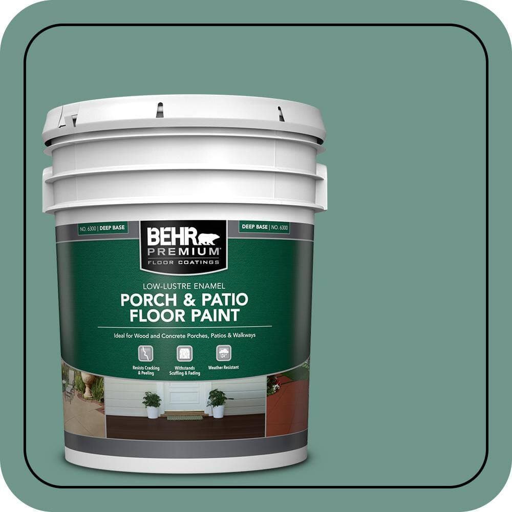 BEHR PREMIUM #M440-5 Textured Low-Lustre Enamel Interior/Exterior Porch and Patio Anti-Slip Floor Paint (1)