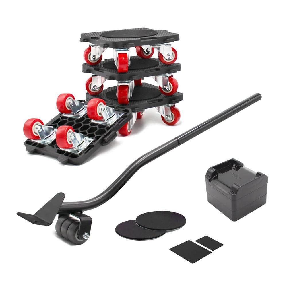 BIBIVIS 660 lb. Furniture Mover with Wheels and Furniture Lifter Set, 360° Rotation Wheels Dolly for Moving Heavy Furniture