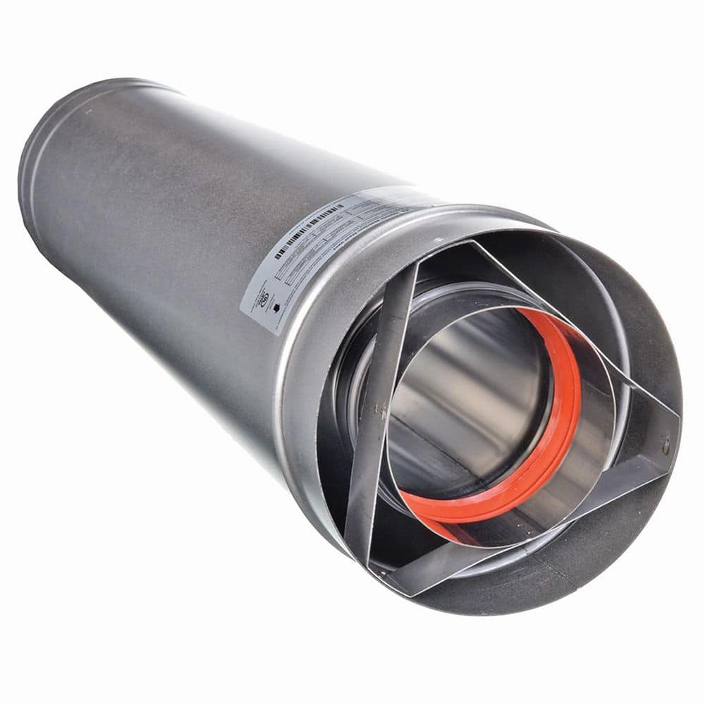 Rheem ProTech Stainless Concentric Straight Pipe 24 in. for Venting Tankless Gas Water Heaters (2)