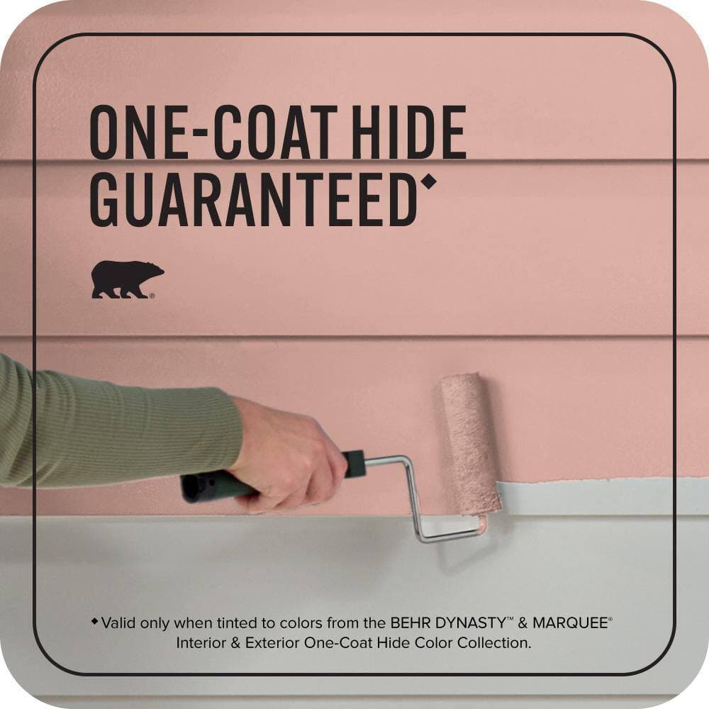 BEHR MARQUEE 1 gal. #PMD-70 Cottage Rose Flat Exterior Paint & Primer (3)