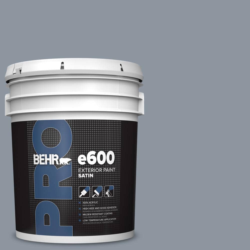 BEHR PRO 5 gal. #750F-4 Raging Sea Satin Exterior Paint
