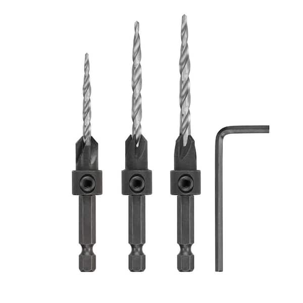 DEWALT Steel Countersink Drill Bit Set (3-Piece) (2)