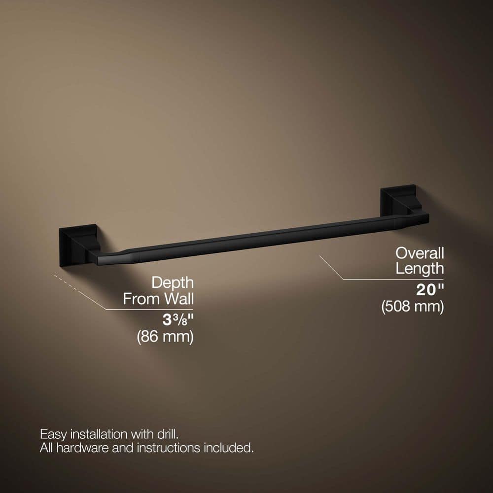 KOHLER Kallan Wall Mounted Towel Bar (3)