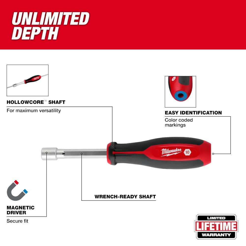 Milwaukee Metric HollowCore Nut Driver Set (7-Piece) (3)