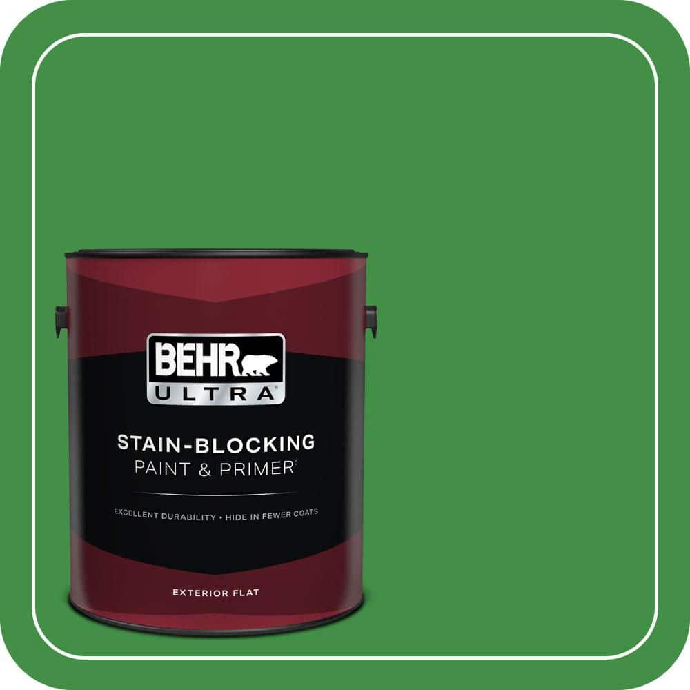 BEHR ULTRA 1 gal. #P390-7 Park Picnic Flat Exterior Paint & Primer