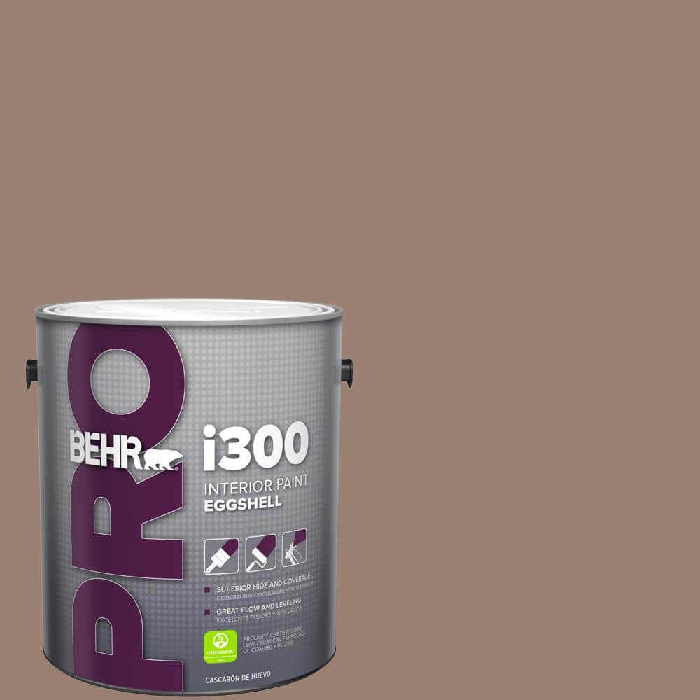 BEHR PRO 1 gal. #N190-5 Frontier Brown Eggshell Interior Paint