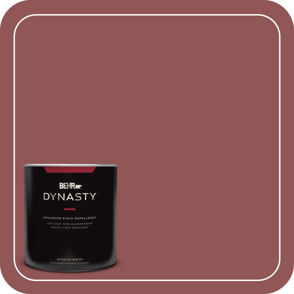BEHR DYNASTY 1 qt. #MQ1-16 Carpe Diem One-Coat Hide Matte Interior Stain-Blocking Paint and Primer