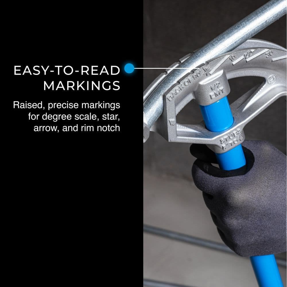 IDEAL Aluminum Conduit Bender Head, ½ in. EMT (3)