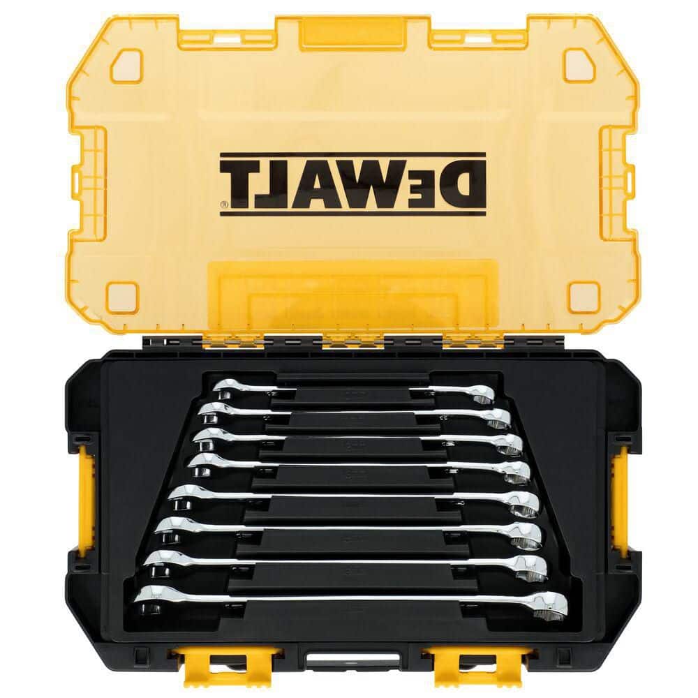 DEWALT TOUGHSERIES Metric Combination Wrench Set (8-Piece) (1)