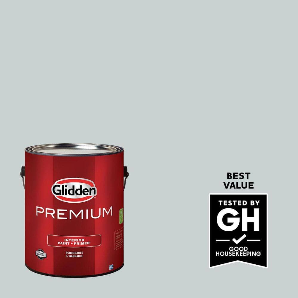 Glidden Premium 1 gal. PPG1036-2 Winter Chill Eggshell Interior Latex Paint