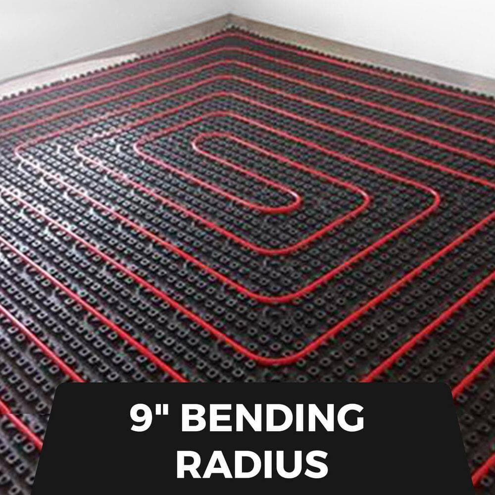 SKYSHALO Pex Pipe Tubing 1 In. 300 ft. Pex Tubing Non-Barrier Radiant Water Plumbing Pipe Pex-B 1 in. Non-Barrier/300 FT. /Red (2)