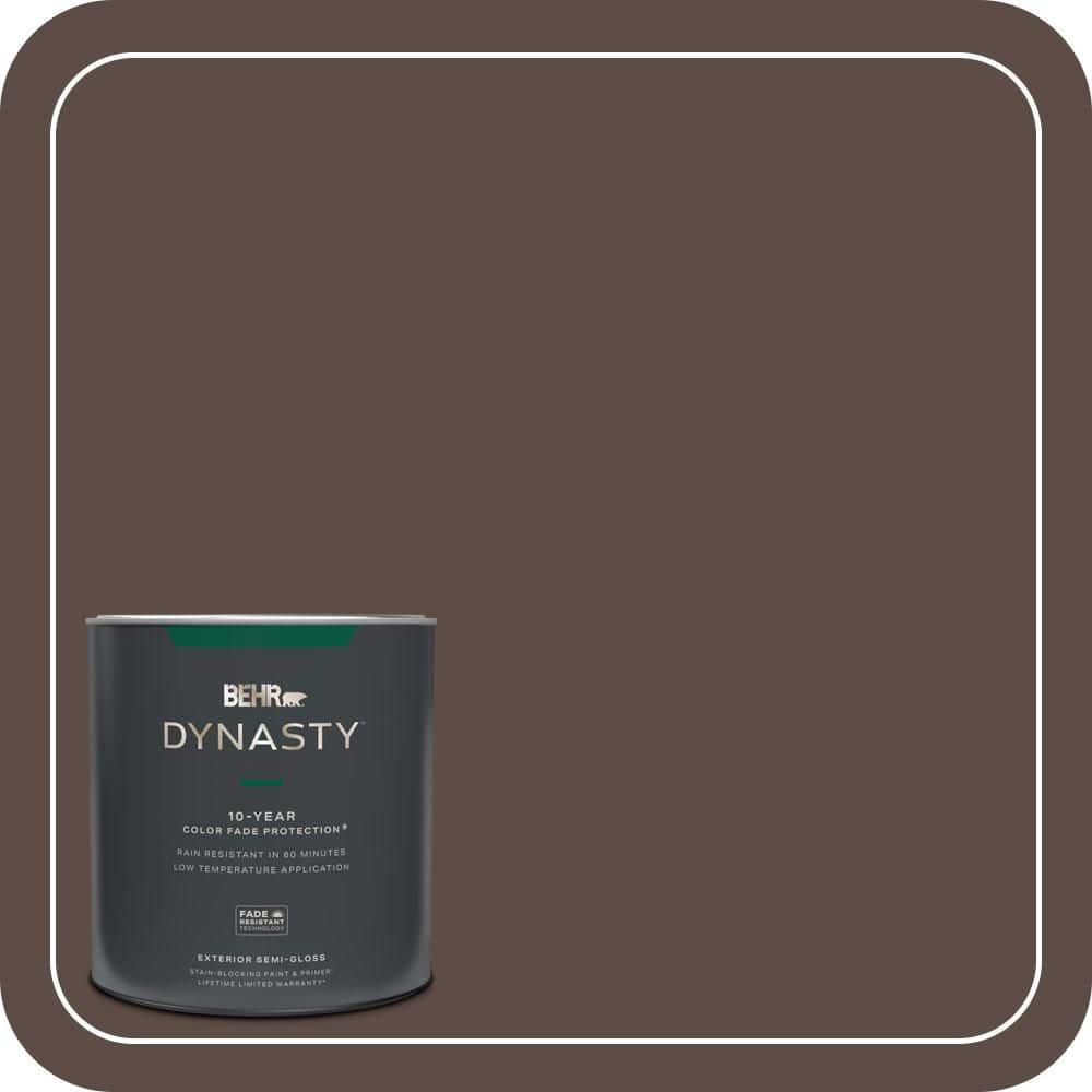 BEHR DYNASTY 1 qt. #MQ2-35 Cabin in the Woods Semi-Gloss Exterior Stain-Blocking Paint & Primer