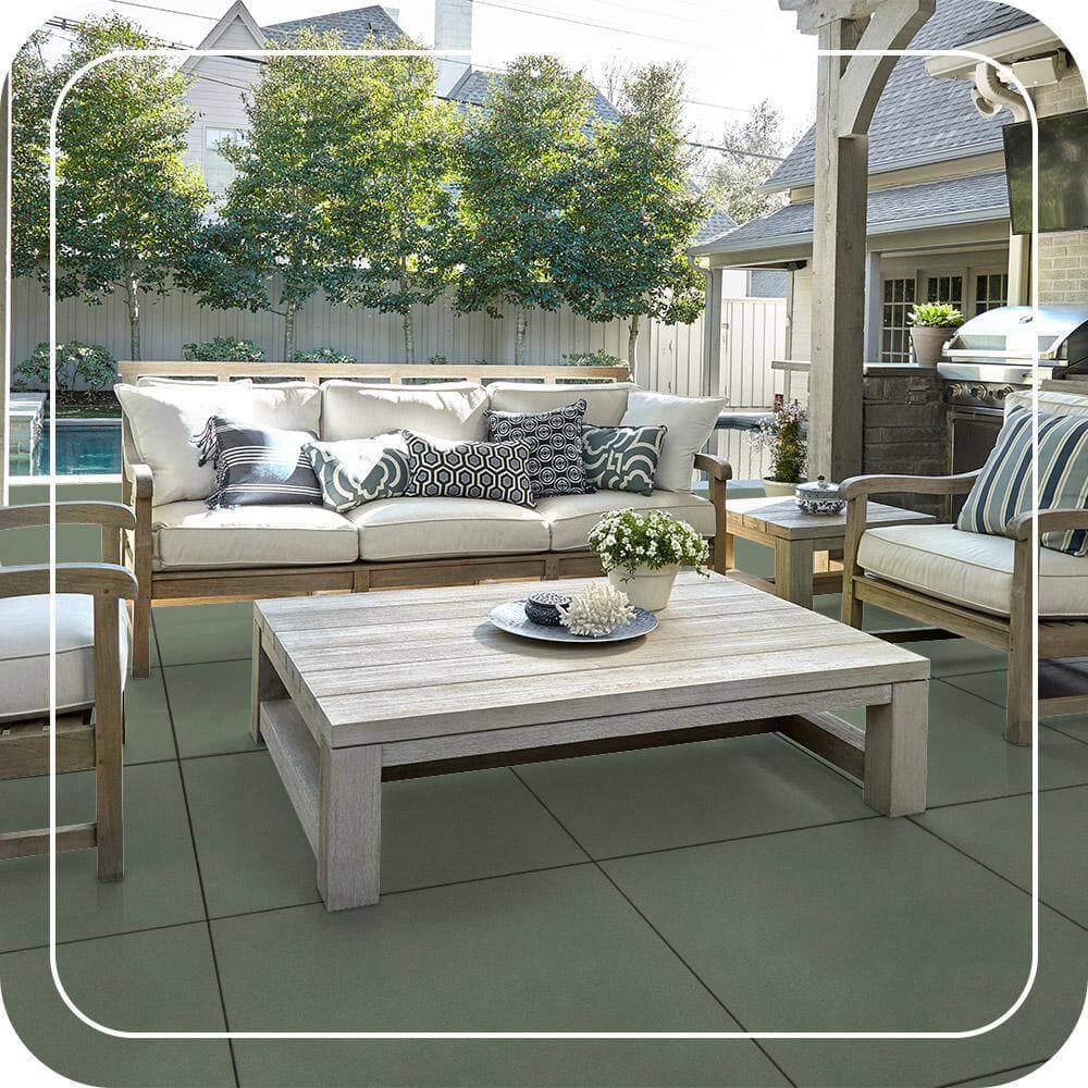 BEHR PREMIUM #ICC-77 Textured Low-Lustre Enamel Interior/Exterior Porch and Patio Anti-Slip Floor Paint (3)