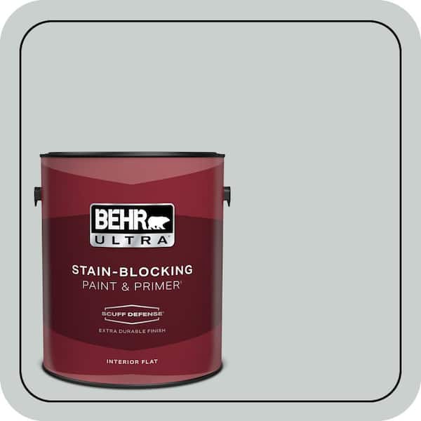 BEHR PREMIUM PLUS #PPF-17 Foggy Morn Interior/Exterior Paint & Primer Color Sample (3)