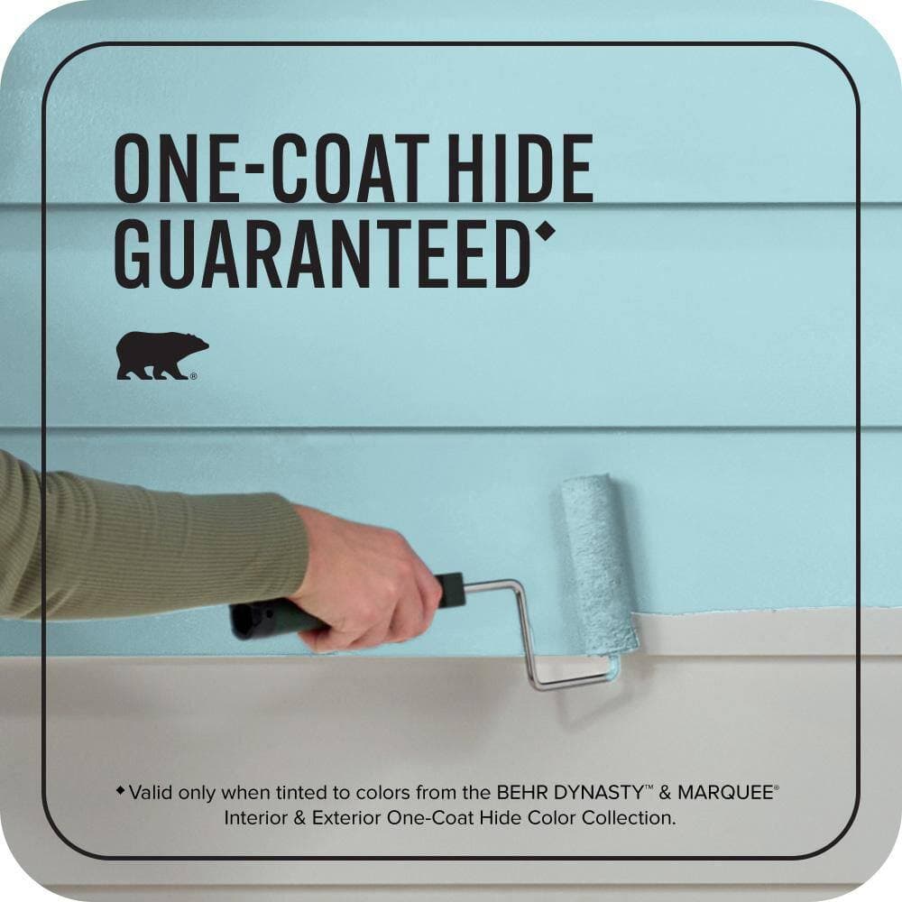 BEHR MARQUEE 1 gal. #520C-3 Rapture Blue Flat Exterior Paint & Primer (3)