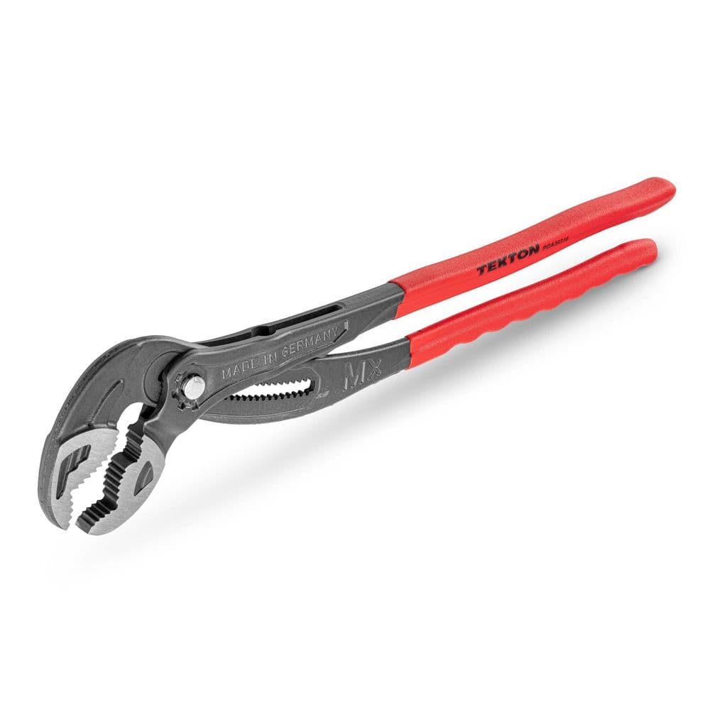 TEKTON 16 in. Angle Nose Push Button Adjustable Tongue and Groove Pliers (1)