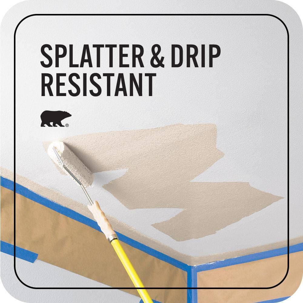 BEHR ULTRA 1 gal. #N240-2 Adobe Sand Ceiling Flat Interior Paint and Primer (4)