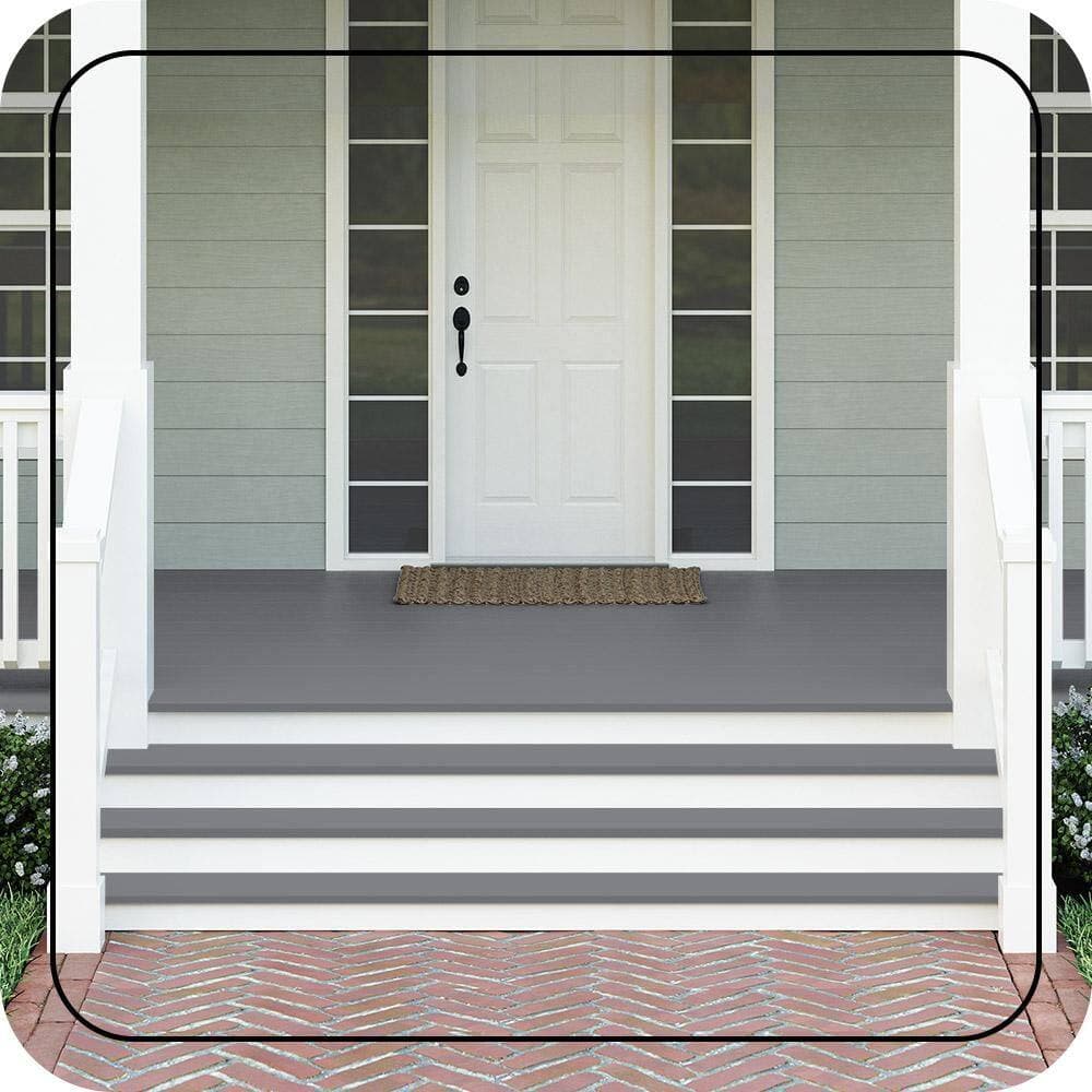 BEHR PREMIUM #N530-5 Textured Low-Lustre Enamel Interior/Exterior Porch and Patio Anti-Slip Floor Paint (2)