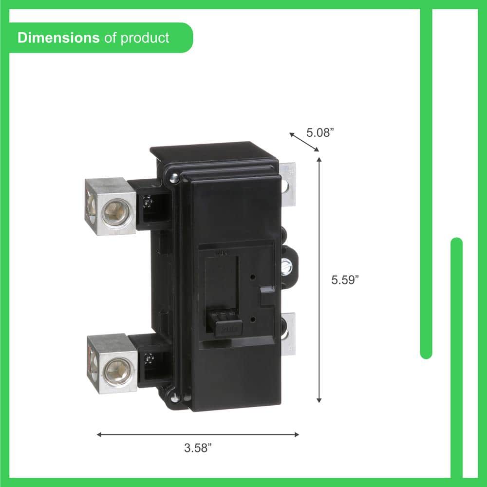 Square D QO 200-Amp 22k AIR QOM2 Frame Size Main Circuit Breaker for QO and Homeline Load Centers (QOM2200VH) (4)