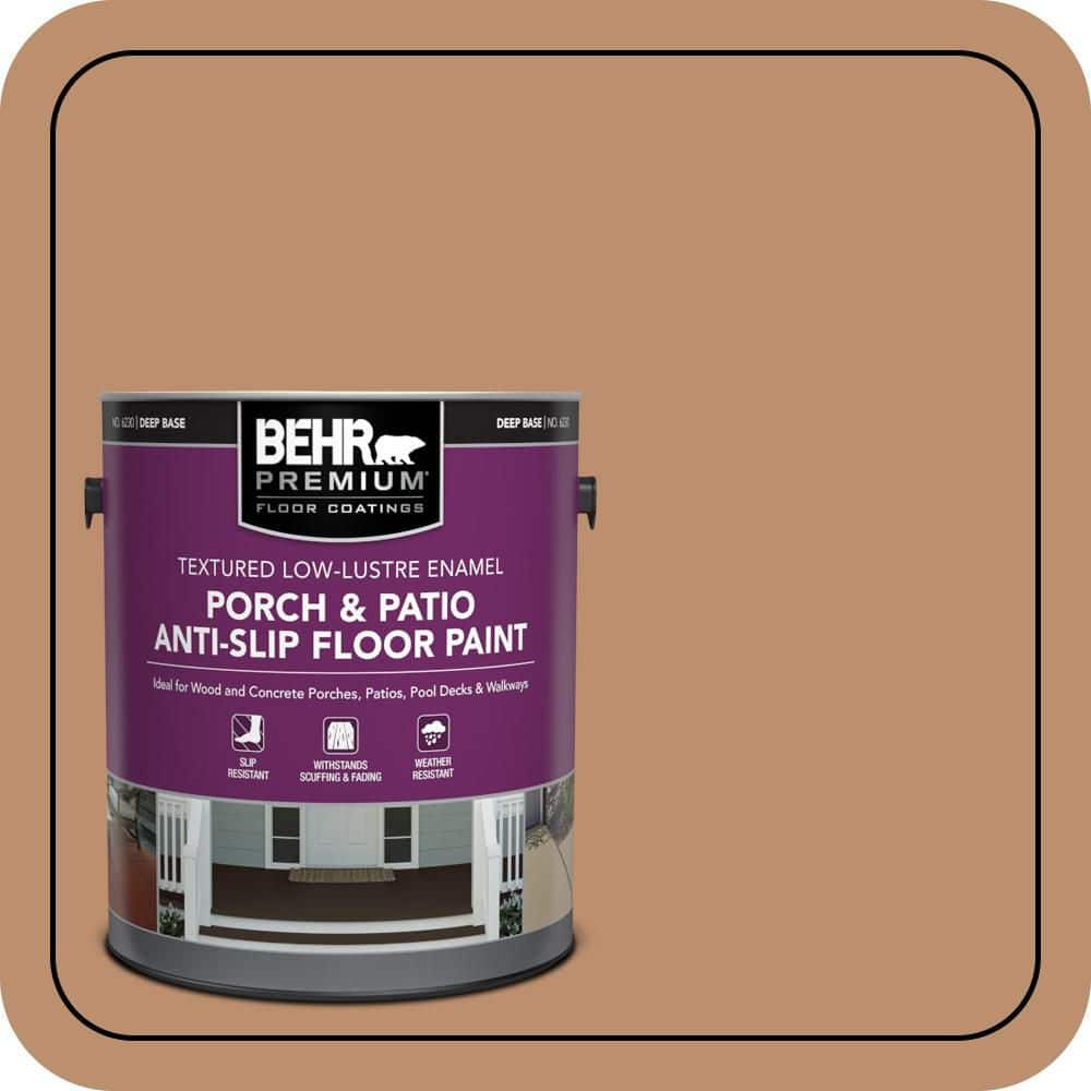 BEHR PREMIUM 1 gal. #PFC-18 Sonoma Shade Textured Low-Lustre Enamel Interior/Exterior Porch and Patio Anti-Slip Floor Paint