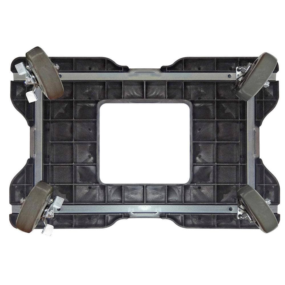 SNAP-LOC 1,800 lbs. Capacity Super-Duty Professional E-Track Push Cart Dolly in Black (2)