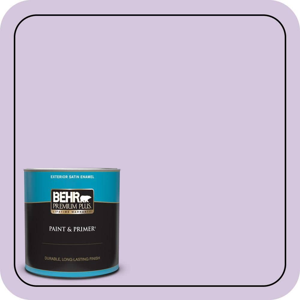 BEHR PREMIUM PLUS 1 qt. #M570-3 On Location Satin Enamel Exterior Paint & Primer (1)