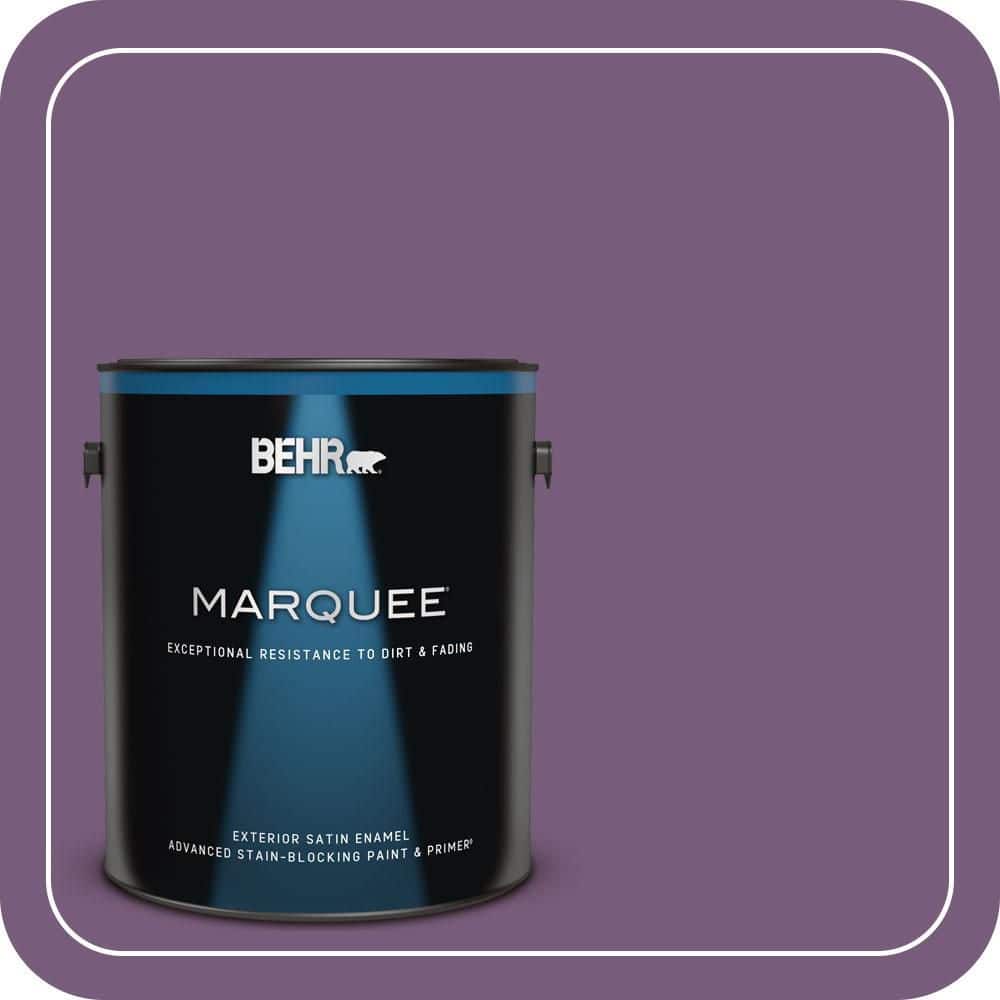 BEHR MARQUEE 1 gal. #670D-7 Gala Ball Satin Enamel Exterior Paint & Primer