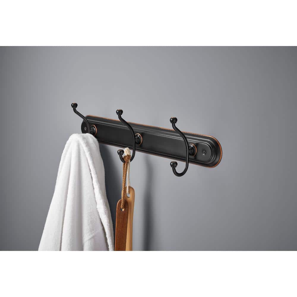 Delta Porter Triple Towel Hook in Oil Rubbed Bronze (2)