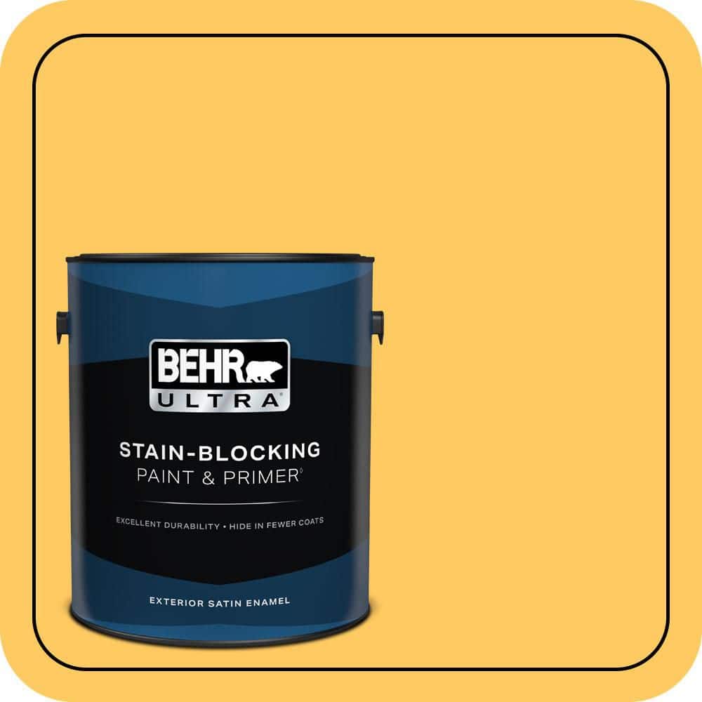 BEHR ULTRA 1 gal. #P260-6 Smiley Face Satin Enamel Exterior Paint & Primer