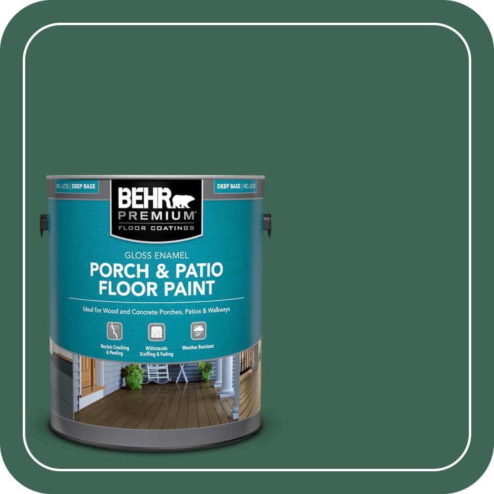 BEHR PREMIUM 1 gal. #480D-7 Isle of Pines Gloss Enamel Interior/Exterior Porch and Patio Floor Paint