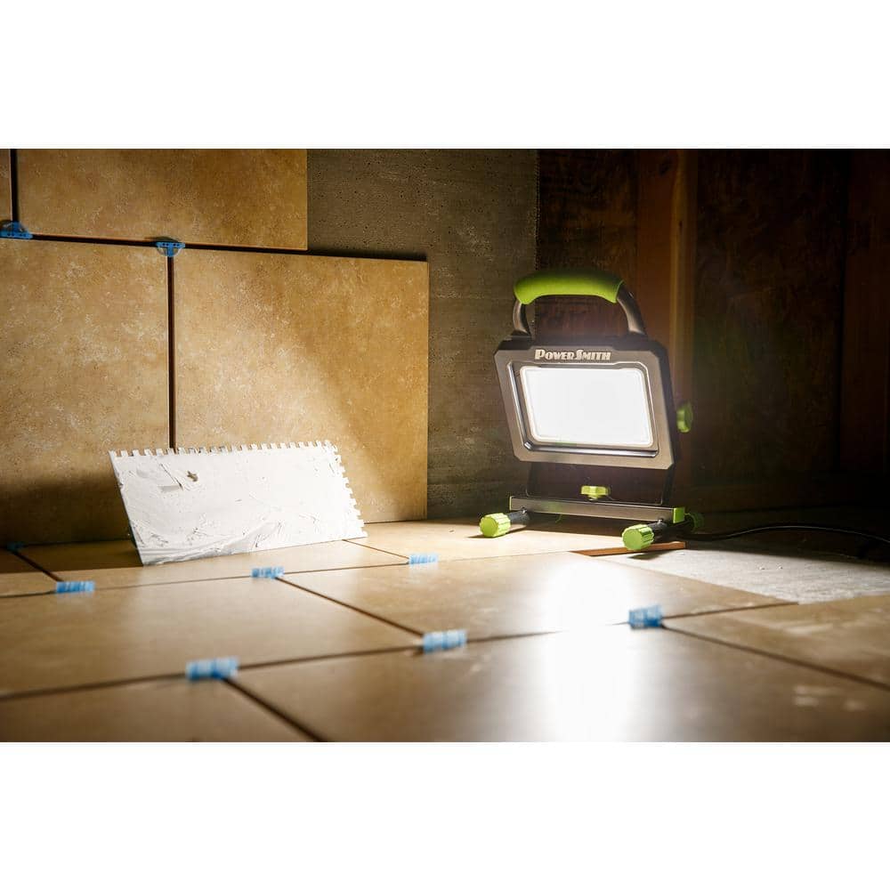 PowerSmith 7,000 Lumens LED Portable Work Light with 5 ft. Power Cord (2)