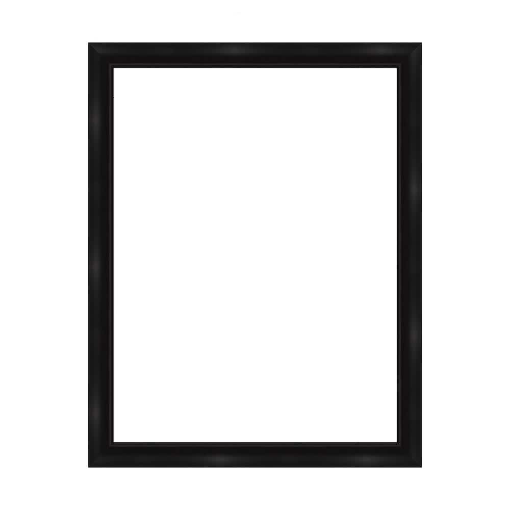 Amanti Art Mirror Makeover Grand Black Narrow 29.25 in. W x 37.25 in. H Bathroom Mirror Frame Border Kit-Fits a 28 x 36 Mirror (1)