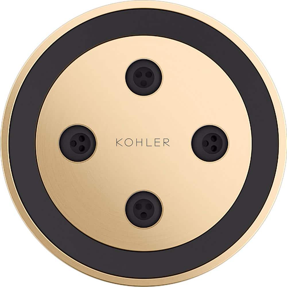 KOHLER Statement 2.75 in. 4-Sprayer Body Jet in Vibrant Brushed Moderne Brass (2)