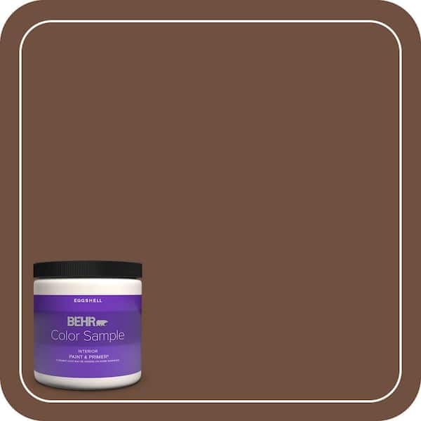 BEHR PREMIUM PLUS #ICC-81 Traditional Leather Flat Interior/ & Primer Color Sample (4)