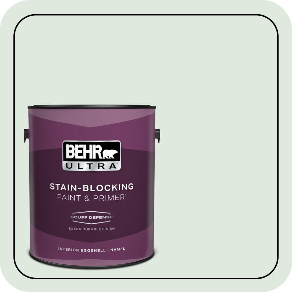 BEHR ULTRA 1 gal. #460E-1 Meadow Light Extra Durable Eggshell Enamel Interior Paint & Primer