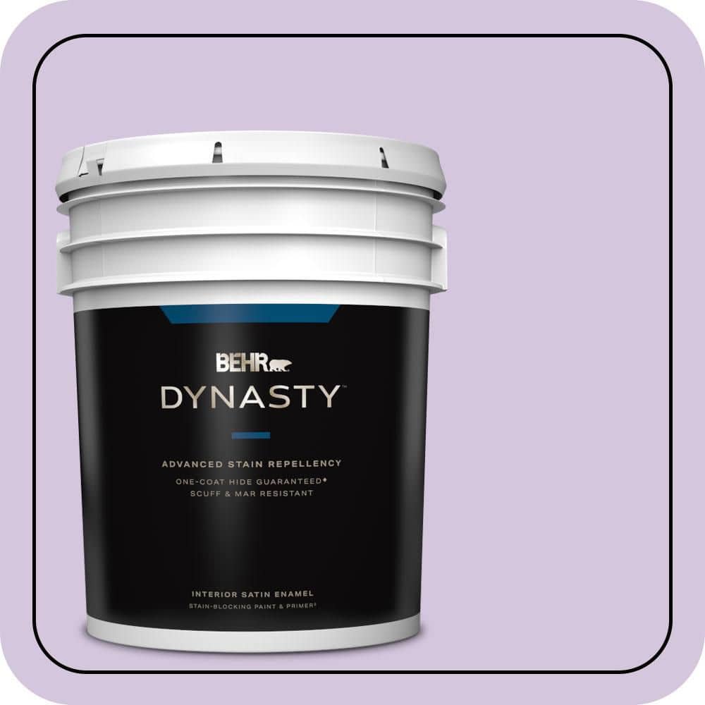 BEHR DYNASTY 5 gal. #M570-3 On Location Satin Enamel Interior Stain-Blocking Paint & Primer