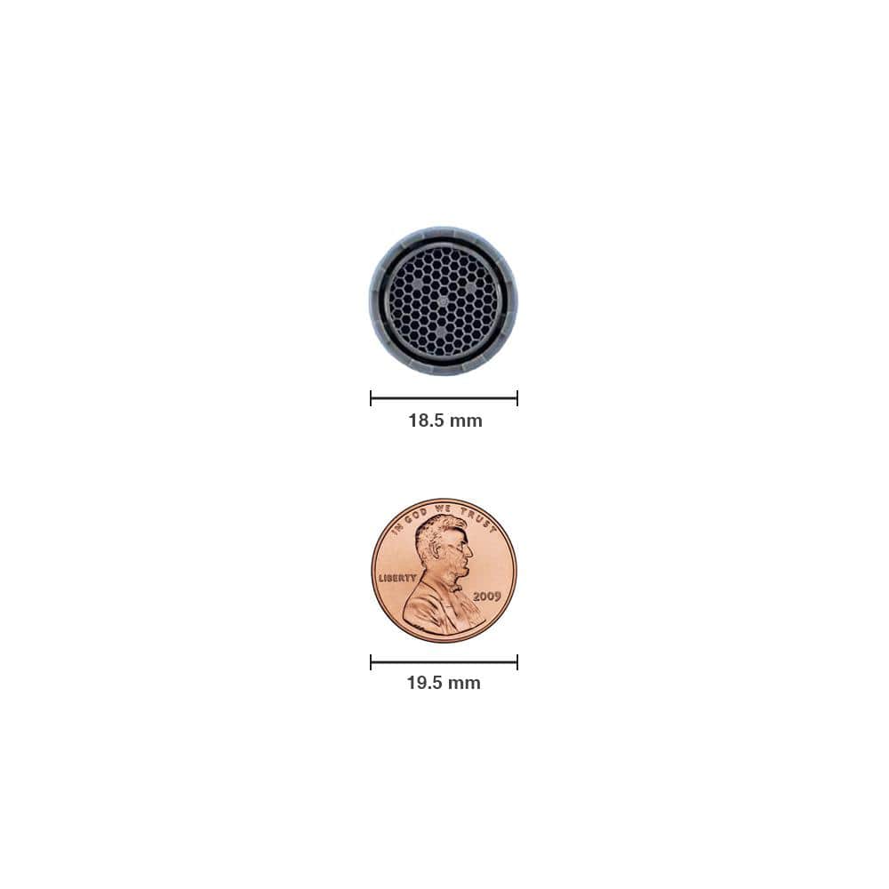NEOPERL 1.2 GPM Tiny Junior Size M18.5x1 PCA Cache Water-Saving Aerator with Key (3)