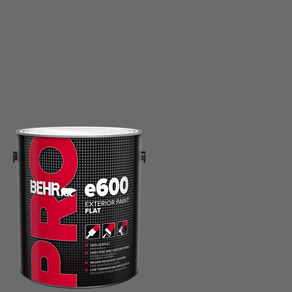 BEHR PRO 1 gal. #770F-5 Dark Ash Flat Exterior Paint