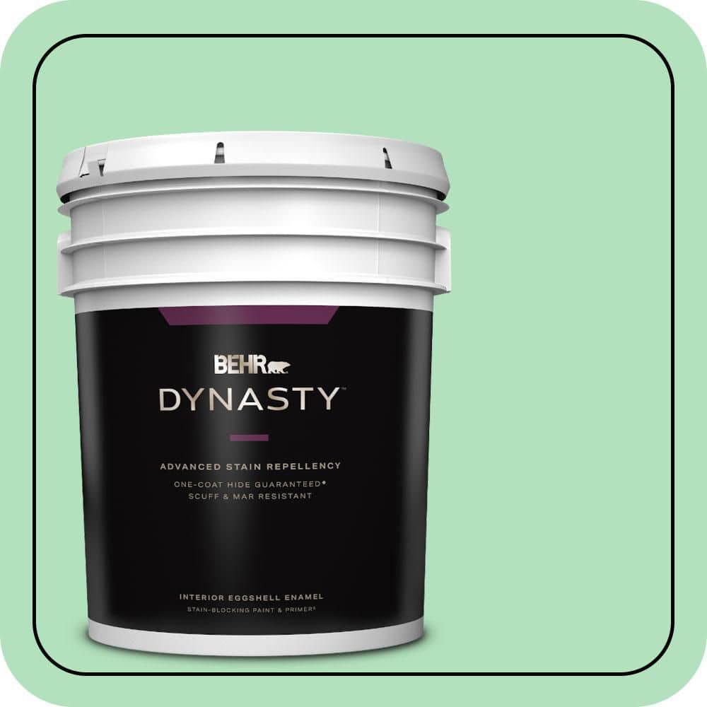 BEHR DYNASTY 5 gal. #P400-3 Folk Tale Eggshell Enamel Interior Stain-Blocking Paint & Primer