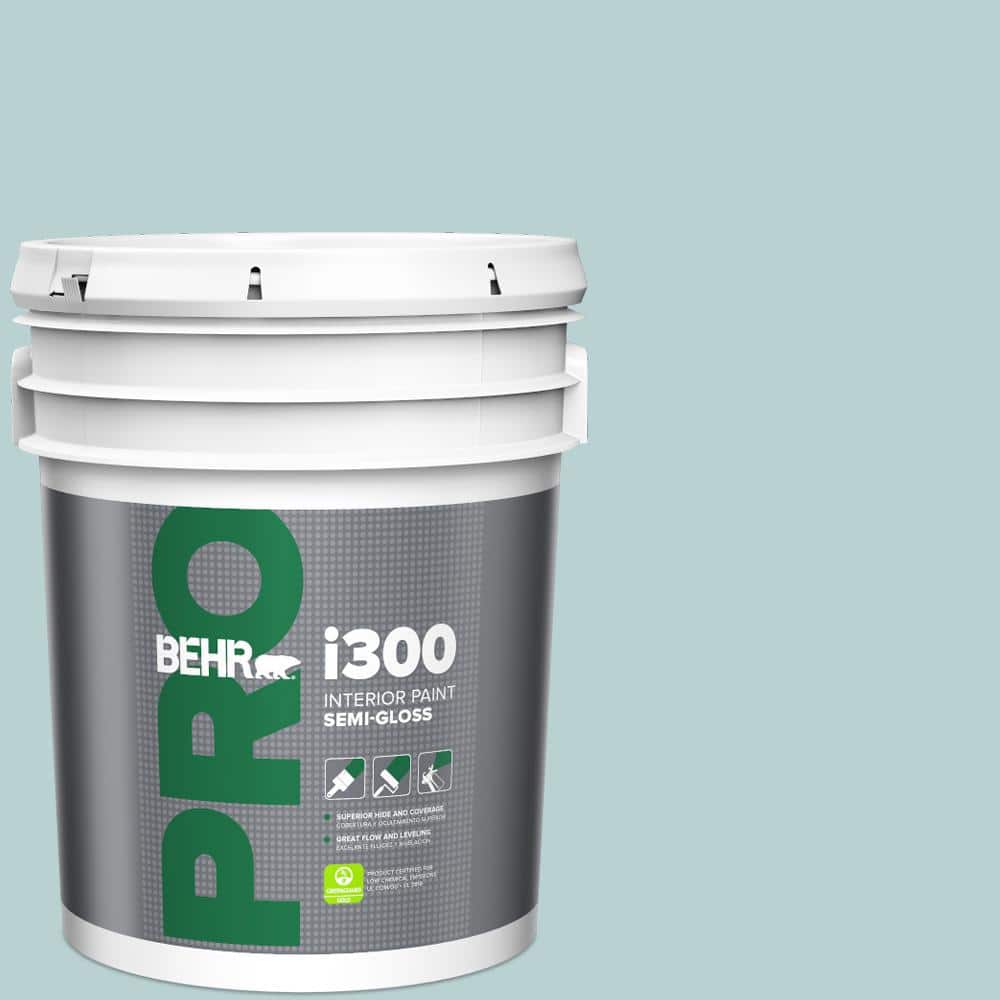 BEHR PRO 5 gal. #S440-2 Malaysian Mist Semi-Gloss Interior Paint