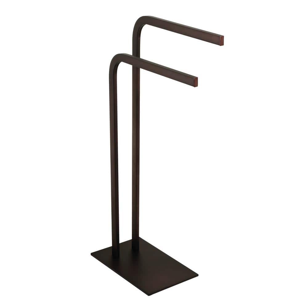Kingston Brass Edenscape 2-Bars Freestanding Towel Rack in Oil Rubbed Bronze (1)