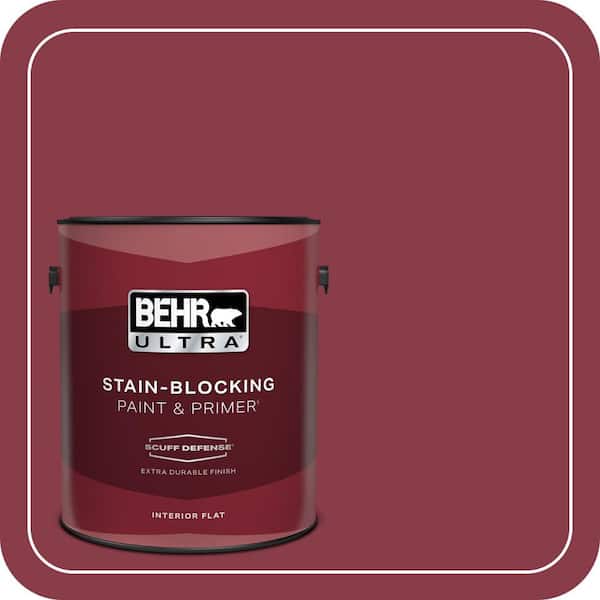 BEHR PREMIUM PLUS #130D-7 Cranapple Enamel Low Odor & Primer (4)
